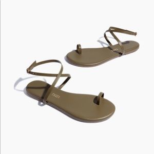 Tkees Phoebe Sandal - Sz 10 Olive